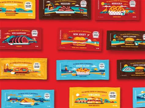 heinz mustard state packets|Heinz Is Making a Different Sauce Packet Design for。